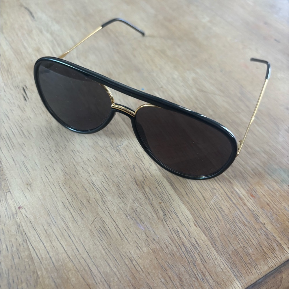 Freyrs Black and Gold Sunglasses